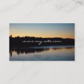 Morgen-Ansicht Visitenkarte (Rückseite)