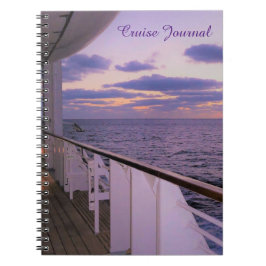 Morgen auf Bord Cruise Journal Notizblock