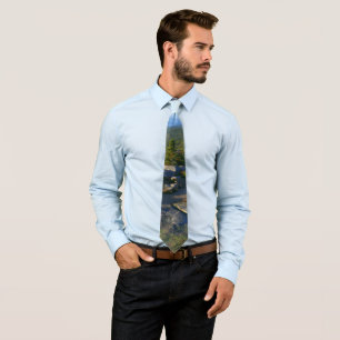 Morgen auf dem Cadillac Mountain in Acadia Krawatte