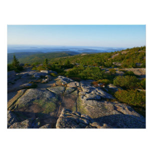 Morgen auf dem Cadillac Mountain in Acadia Poster