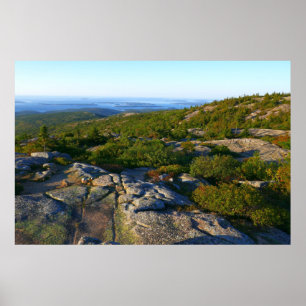 Morgen auf dem Cadillac Mountain in Acadia Poster