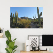 Morgen auf dem King Canyon Trail Poster (Heimbüro)