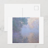 "MORGEN AUF DEM SEINE IN DER NÄHE VON GIVERNY" CLA POSTKARTE (Vorne/Hinten)