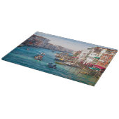 MORGEN AUF DER GRAND CANAL Glassschneide Schneidebrett (Ecke)