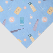 Morgen-Badezimmer-Ritual-Collage Seidenpapier (Ausschnitt)