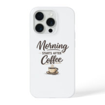 Morgen beginnt nach dem Kaffee - Minimaler Kaffee