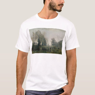 Morgen bei Ville-d'Avray oder, beim Cowherd, 1868 T-Shirt