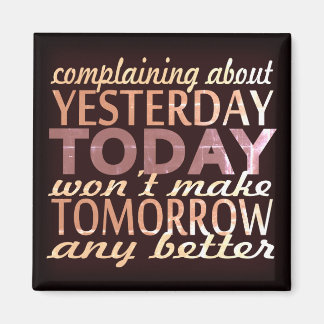 Morgen besser machen magnet