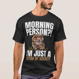 Morgen bin ich nur ein Opfer der Gesellschaft schl T-Shirt