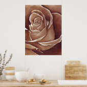 Morgen Bliss - Rose im Ölgeschäft Poster (Küche)