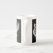 Morgen-Boost-Tasse Porzellantasse (Rückseite)