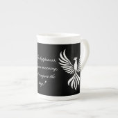 Morgen-Boost-Tasse Porzellantasse (Vorderseite Rechts)