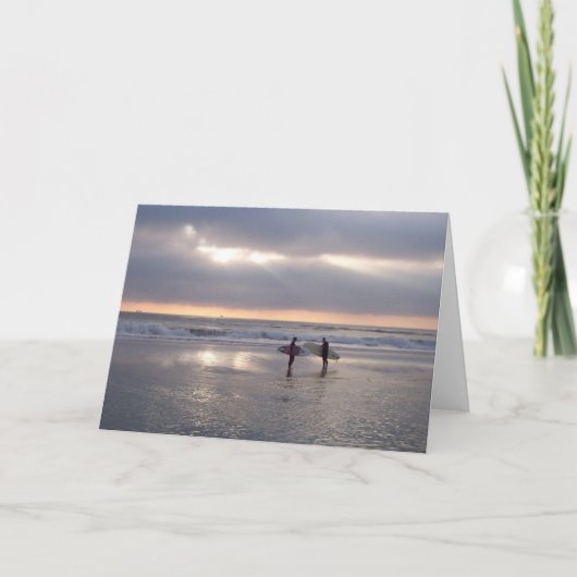 Morgen-Brandung Karte (Vorderseite)