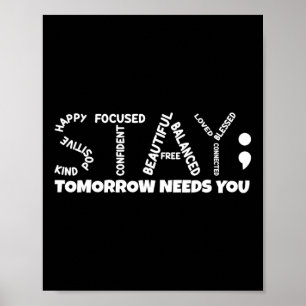 Morgen brauchen Sie psychische Gesundheit Poster