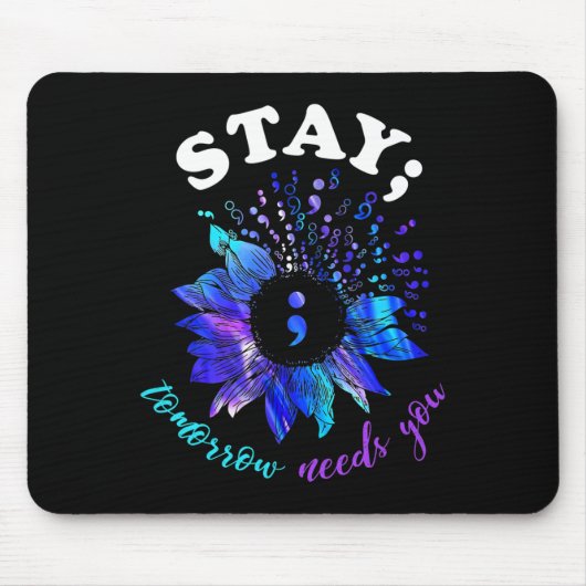 Morgen brauchen Sie psychische Probleme Mousepad (Vorne)