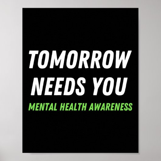 Morgen brauchen Sie Selbstbewusstsein bei der Präv Poster (Vorne)