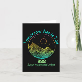 Morgen braucht 988 Auszeichnungen zur Suizidpräven Karte