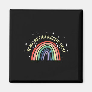 Morgen braucht dich Psychische Gesundheitsaufkläru Magnet