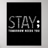 Morgen braucht Suizidverhütung V2 Poster (Vorne)