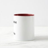 Morgen Checklist Kaffee Funny Novelty Geschenk Tasse (Zentrum)