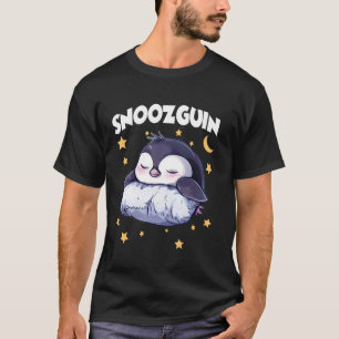 Morgen dämpfe Pinguin T-Shirt - lustiges Nachthemd