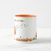 Morgen Dankbarkeit Tasse: Ich bin so glücklich, da Tasse (Zentrum)