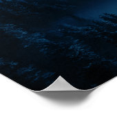 MORGEN DEW BLUE BERGE POSTER (Ecke)