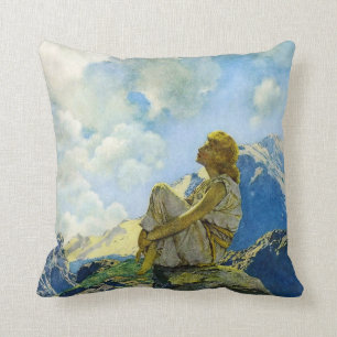 Morgen, durch Maxfield Parrish Kissen