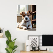 Morgen Erinnerungen mit Haustier Poster (Heimbüro)