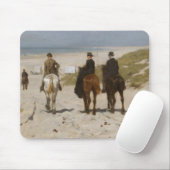 Morgen-Fahrt auf den Strand - Anton-Malvenfarbe Mousepad (Mit Mouse)