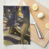 Morgen Fang, Hafen Insel, Bahamas Geschirrtuch (Viertel Falte)