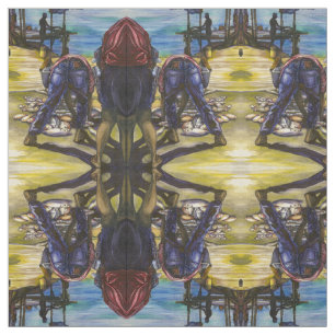 Morgen Fang, Hafen Insel, Bahamas Stoff