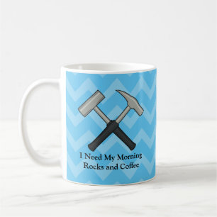 Morgen Felsen und Kaffee Kaffeetasse