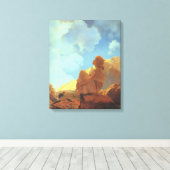 Morgen (Frühling), Maxfield Parrish Fine Art Leinwanddruck (Insitu (Holzboden))