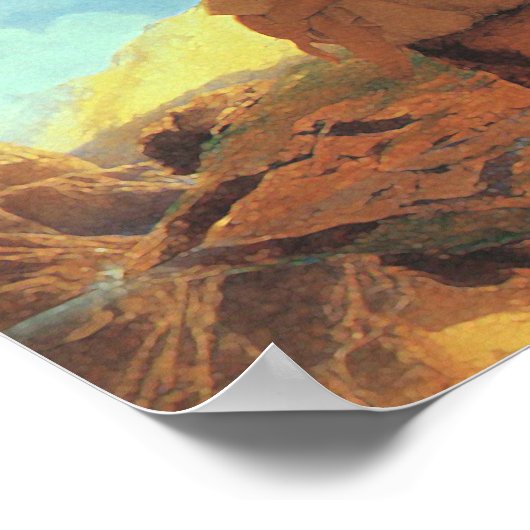 Morgen (Frühling), Maxfield Parrish Fine Art Poster (Ecke)