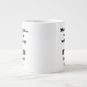 Morgen... Funny Food-Zitat Jumbo-Tasse (Vorderseite)