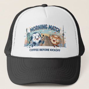 Morgen-Fußballspiel-Kaffee Truckerkappe