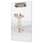 Morgen Fütternd DigitalArt Klemmbrett (Links)