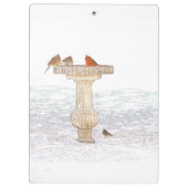 Morgen Fütternd DigitalArt Klemmbrett (Rückseite)