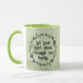 Morgen-Gebets-Kaffeetasse Tasse (Links)