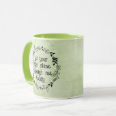 Morgen-Gebets-Kaffeetasse Tasse (Vorderseite Links)
