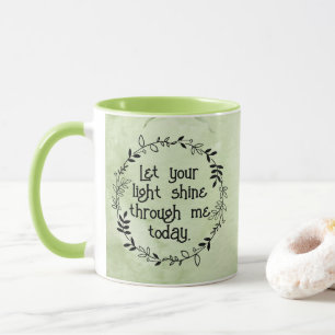 Morgen-Gebets-Kaffeetasse Tasse