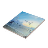 Morgen-Gezeiten-Strand-Thema-Küchen-Fliesen Fliese (Seite)