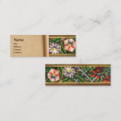 MORGEN GLORY UND RED BERRIES MINI VISITENKARTE (Vorne/Hinten)