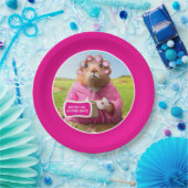 Morgen Groundhog mit Frühstücks-Krapfen und Kaffee Pappteller (Party)