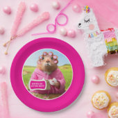 Morgen Groundhog mit Frühstücks-Krapfen und Kaffee Pappteller (Party)