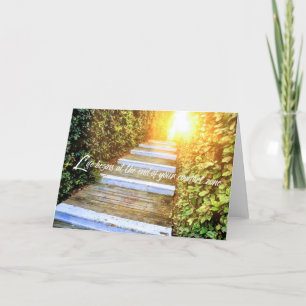 MORGEN HAT DIE Grußkarte BROKEN Dankeskarte