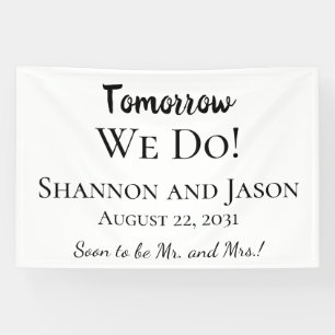Morgen Heiraten Wir! Banner für die Probeabendpart
