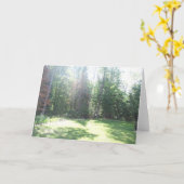 Morgen-helle Karte (Gelbe Blume)