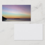 Morgen-Himmel am Gesang-Strand Visitenkarte (Vorne/Hinten)